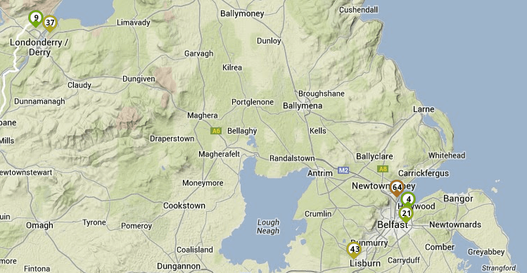 ICMP RTT all NI Probes to Tibus Nameserver
